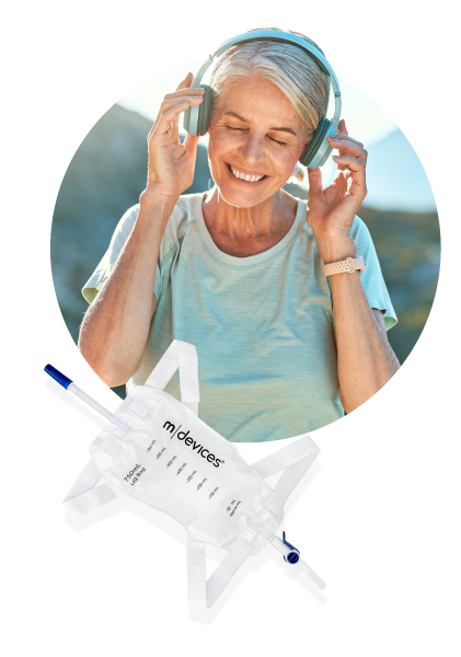 Leg Bag with Lever Tap