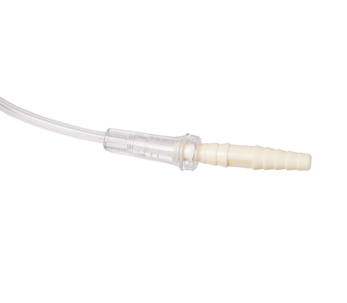 Oxygen Tubing with white stepped Connector