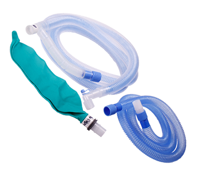 Airway Management - Bain Circuit with T Connector to 60cm Collapsible Circuit