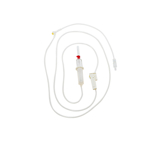 Transfuion Set with Needle Injection Site