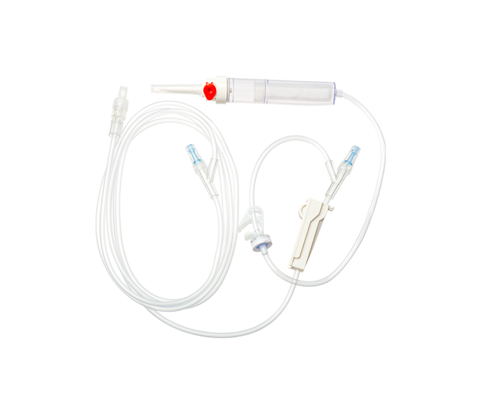 245cm Transfusion Set with NRV and 2 x Needleless Access Site