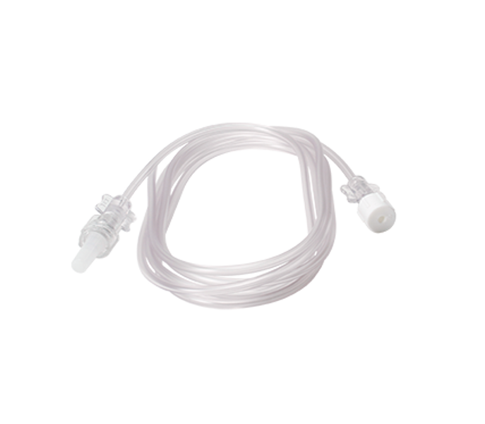 150cm Microbore Extension Set with Female Luer Lock to Male Luer Lock & Rotating Collar