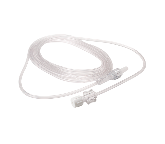 Microbore Extension Set with Female Luer Lock to Male Luer Lock & Rotating Collar (RC)