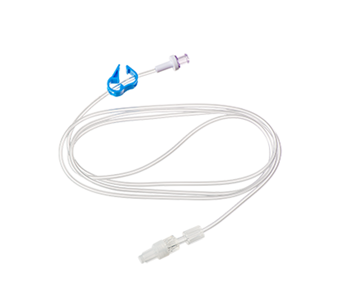 Minimum Volume Extension Set with Anti-Siphon Valve