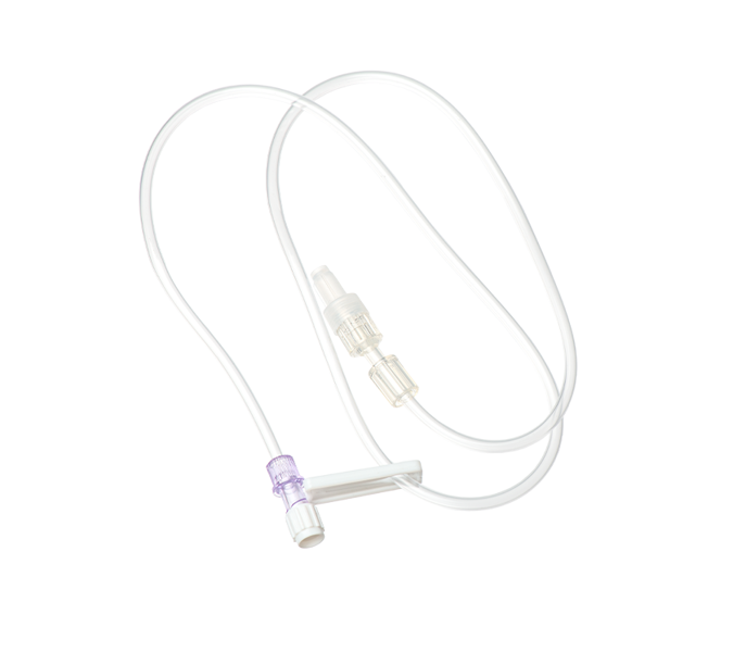 Standard Bore 75cm Extension Set with Female Luer Lock to Male Luer Lock and Rotating Collar