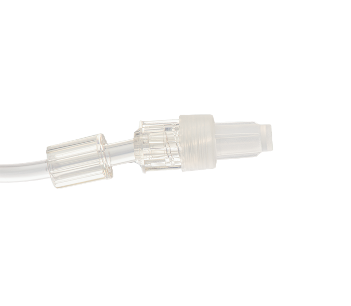 Standard Bore 75cm Extension Set with Female Luer Lock to Male Luer Lock and Rotating Collar