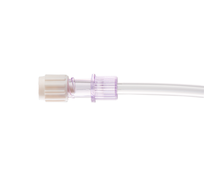 Standard Bore 75cm Extension Set with Female Luer Lock to Male Luer Lock and Rotating Collar