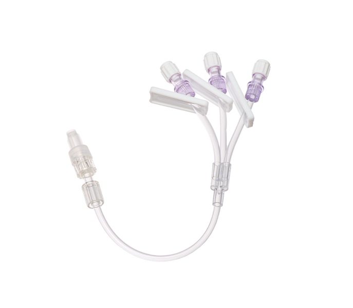 Multi Lumen Standard Bore Extension Set with 3 x Lumen