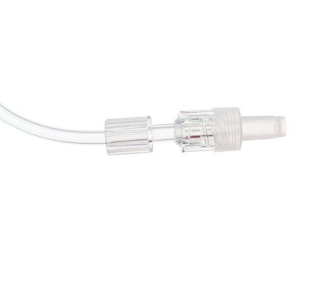 Venous Access - Standard Bore Extension Set with Male Luer Lock, Rotating Collar to NeutralSite