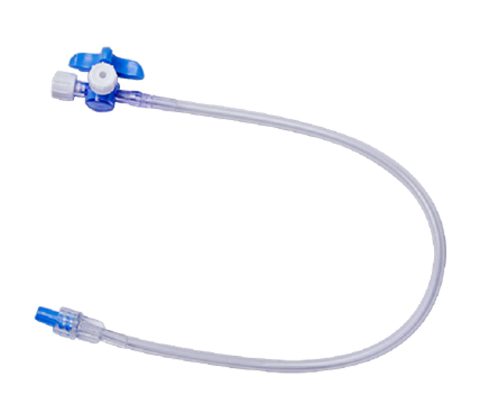 Stopcock Lipid Resistant with 25cm  Extension Set