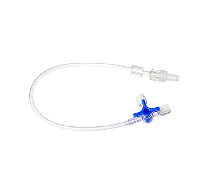 Stopcock Lipid Resistant with 25cm  Extension Set