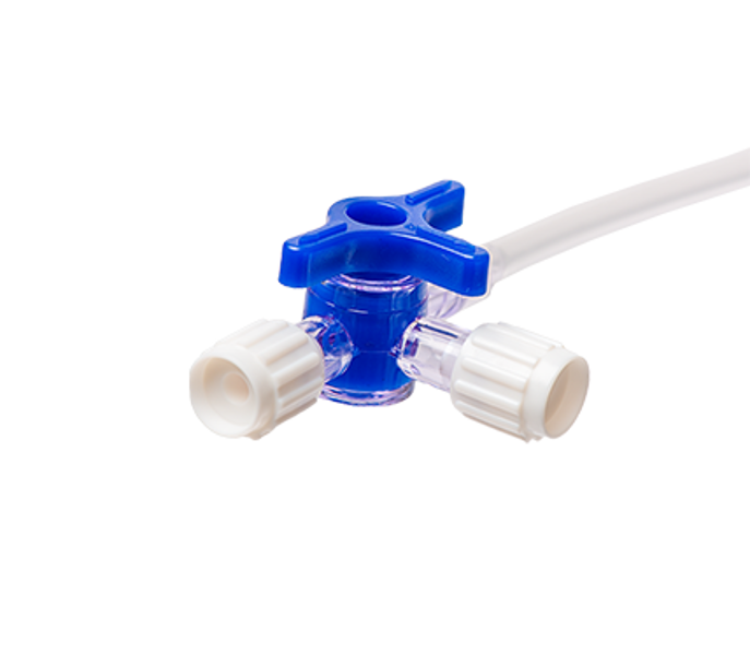Stopcock Lipid Resistant with 25cm  Extension Set
