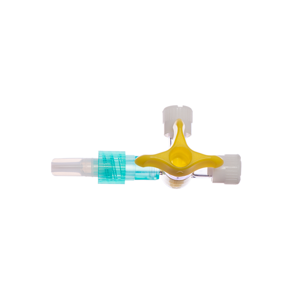 Stopcock - 3-Way Lipid Resistant Yellow