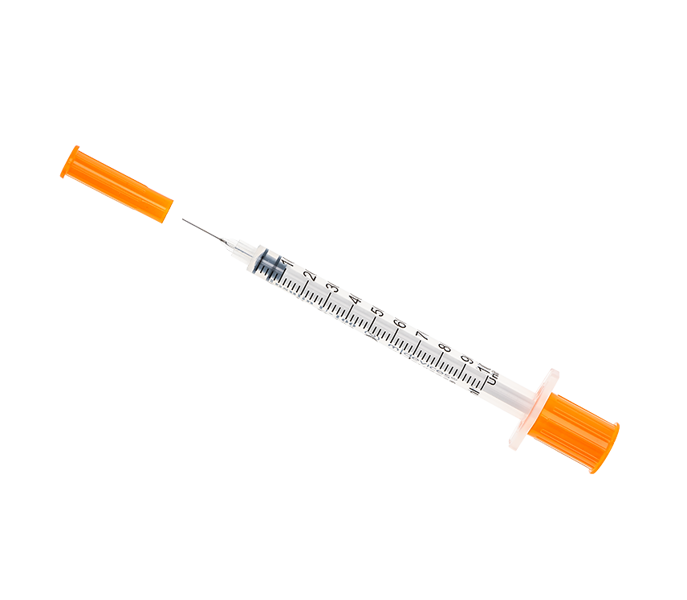 1mL Insulin Syringe with StandardFixed Needle  29G x 13mm