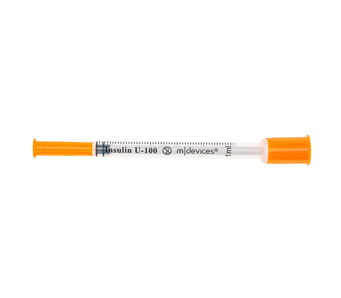 1mL Insulin Syringe with Standard Fixed Needle 29G x 8mm