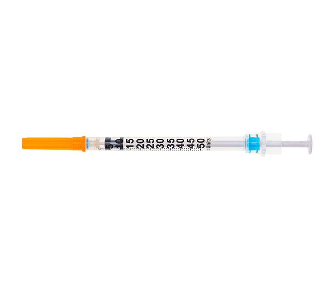 1mL Insuline Syringe wth Retractable Safety Needle 29G x 8mm