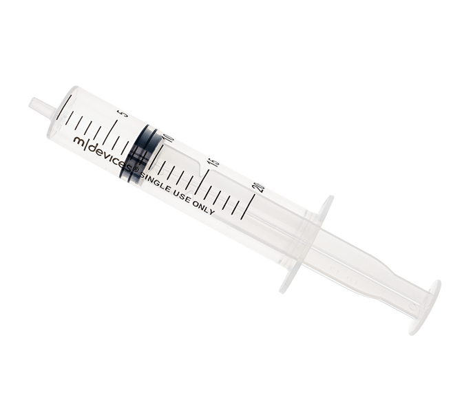 20mL Luer Slip Syringe without Needle