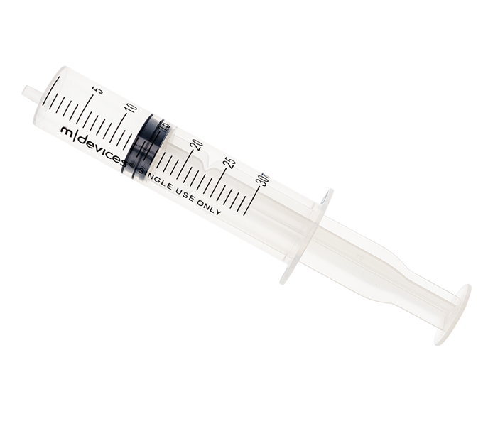 30mL Luer Slip Syringe without Needle