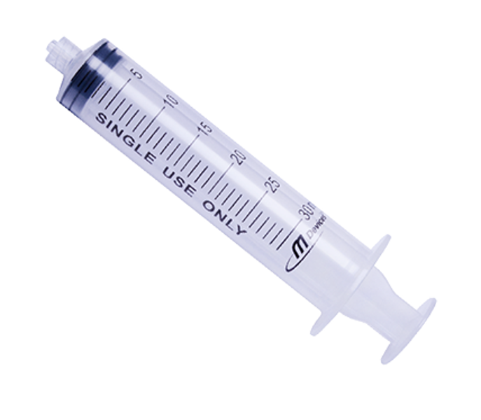 30mL Luer Lock Syringe without Needle