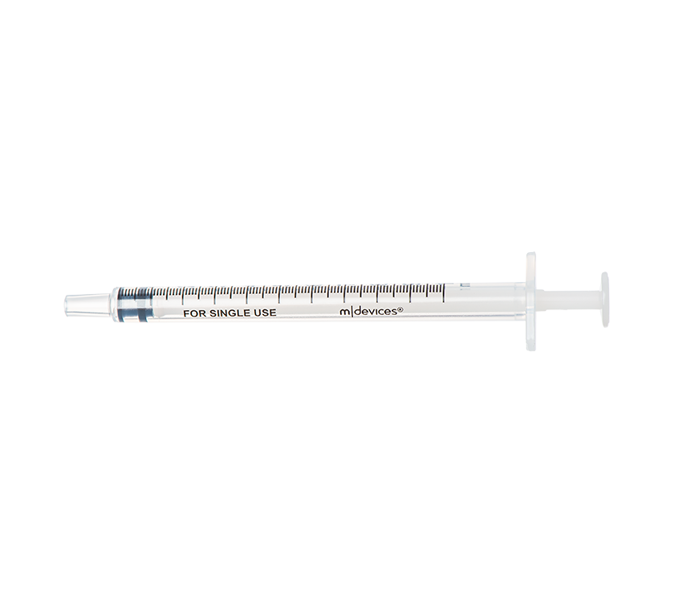 Luer Slip Syringe without Needle - Concentric Nozzle 1mL