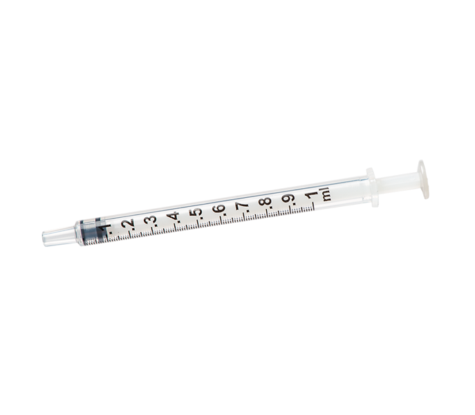 Luer Slip Syringe without Needle - Concentric Nozzle 1mL