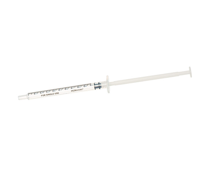 Luer Slip Syringe without Needle - Concentric Nozzle 1mL