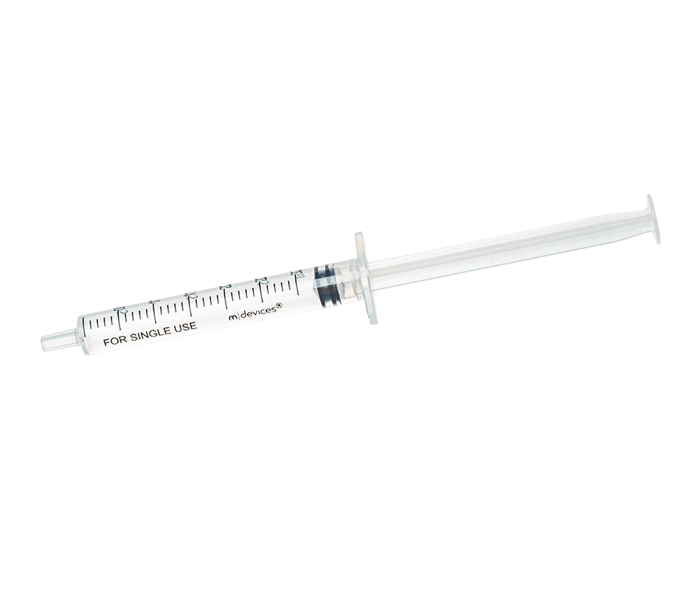 Luer Slip Syringe without Needle - Concentric Nozzle 3mL