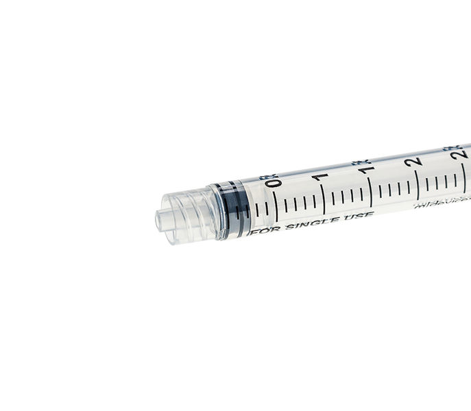 3mL Luer Lock Syringe without Needle