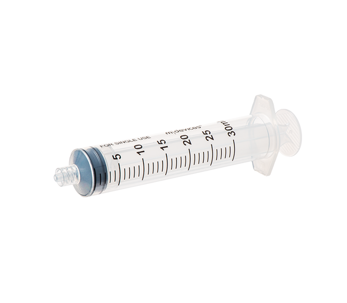 30mL Luer Lock Syringe without Needle