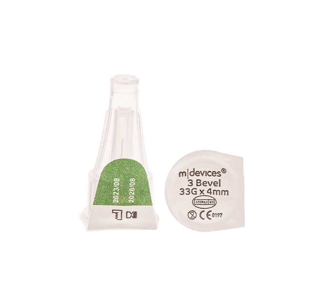 3 Bevel Insulin Pen Needle 33G x 4mm