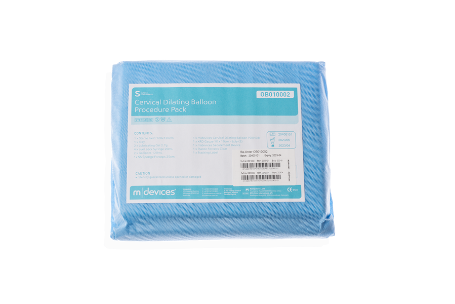 Cervical Dilating Balloon Procedure Pack