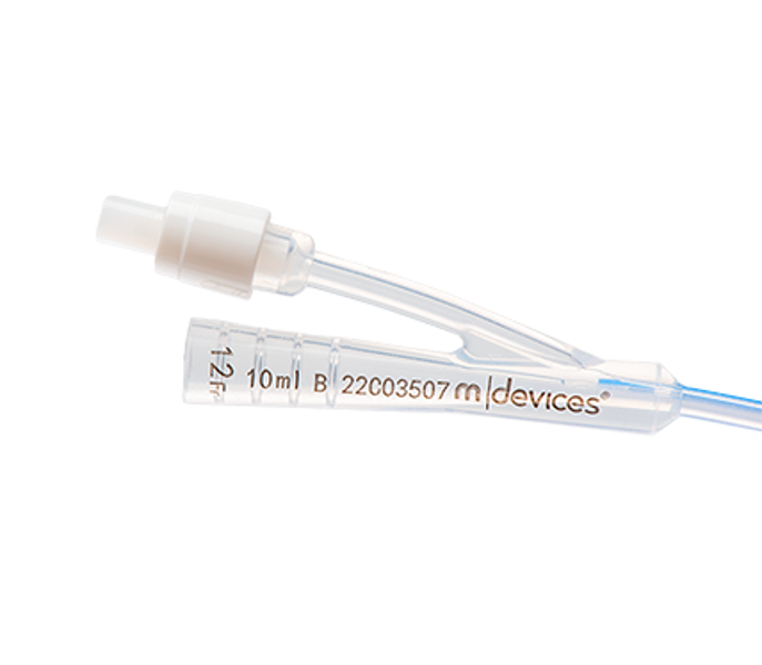 Silicone, 2-Way Foley Catheter, Standard Tip, 23cm (Female) with 10mL Balloon 12Fr