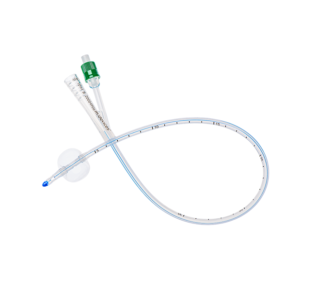 2-Way Foley Catheter, Standard Tip, 45cm with 10mL Balloon 14FR