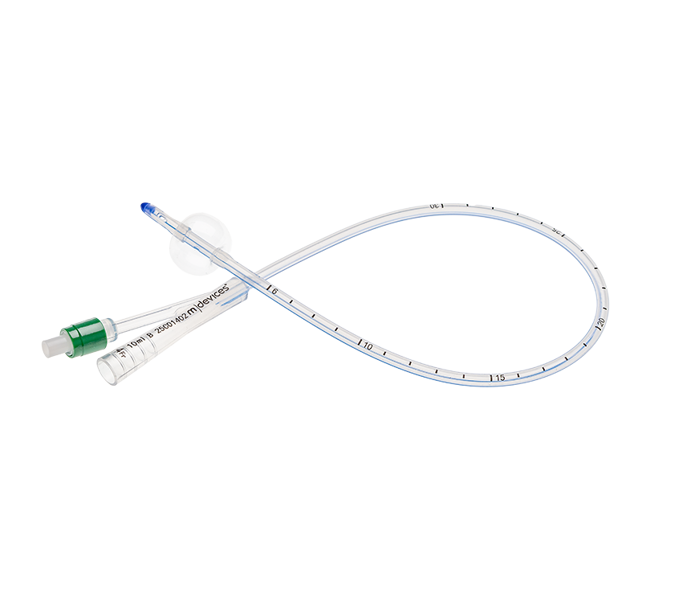 Continence Care - 2-Way Foley Catheter, Standard Tip, 45cm with 10mL Balloon