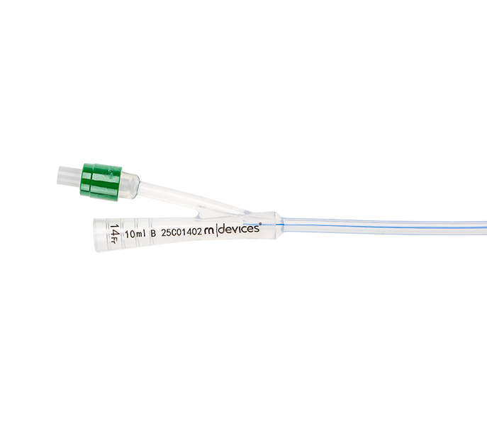 Continence Care - 2-Way Foley Catheter, Standard Tip, 45cm with 10mL Balloon