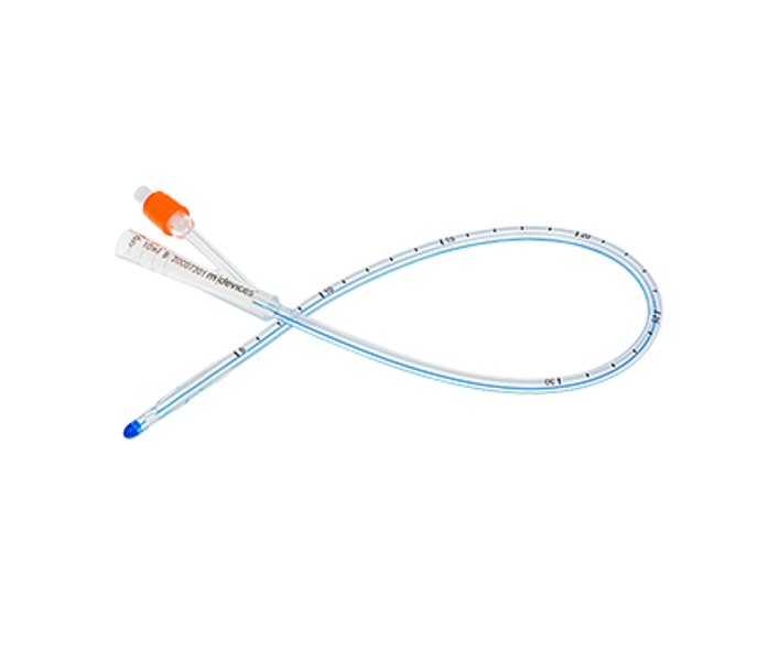 45cm Standard Tip Silicone 2-Way Foley Catheter with 10mL Balloon 16Fr