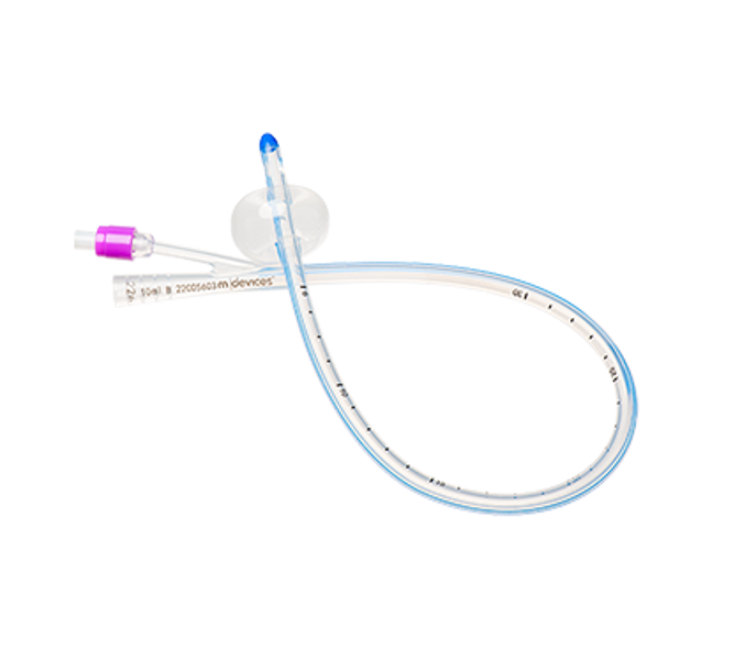 45cm 2-Way Foley Catheter, Standard Tip, with 10mL Balloon, 22FR