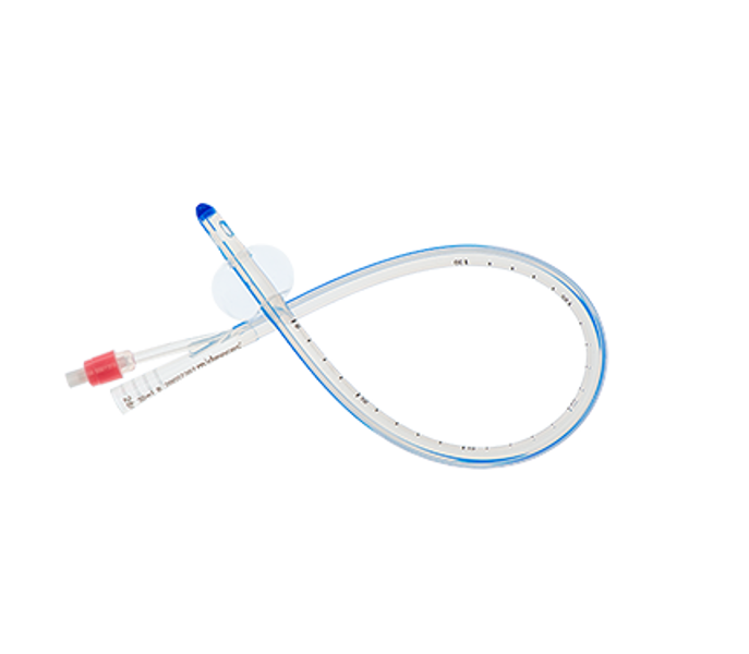 Silicone 2-Way Foley Catheter 45cm Standard Tip with 30mL Balloon 26Fr