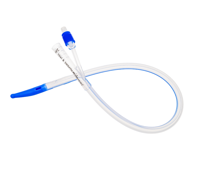 Silicone 2-Way Foley Catheter, Tiemann Tip, 41cm with 10mL Balloon 24Fr