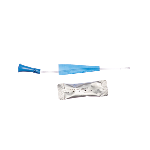 Hydrophilic Nelaton Catheter with Water Sachet, 18cm (Female) 8Fr