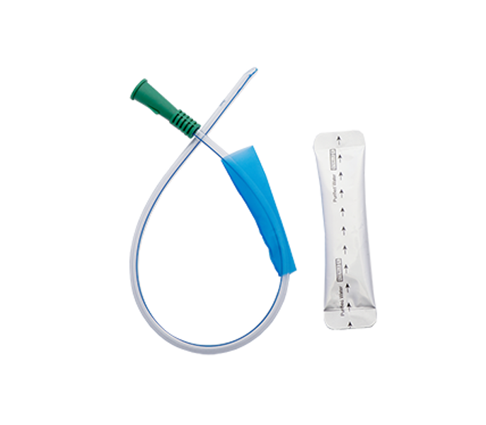 Hydrophilic Coated Nelaton Catheters with Water Sachet Coude Tip