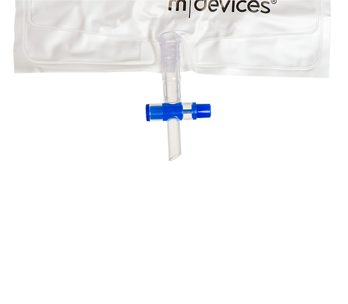 2000mL Urine Bag with T-Tap NRV 120cm Tubing