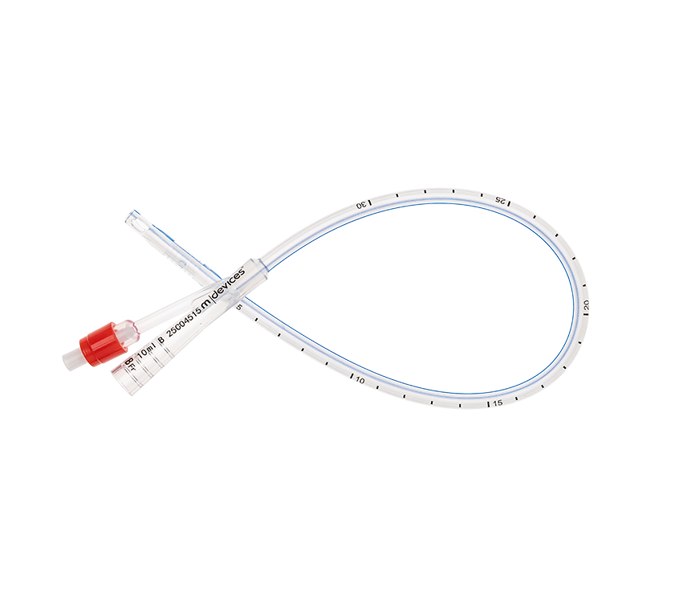 Continence Care - 2-Way Foley Catheter Open Ended, 40cm with 10mL Balloon