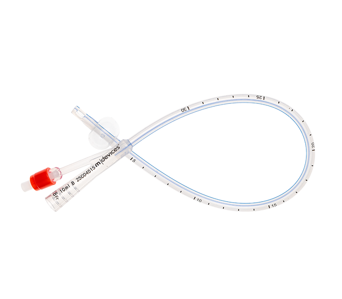 Continence Care - 2-Way Foley Catheter Open Ended, 40cm with 10mL Balloon
