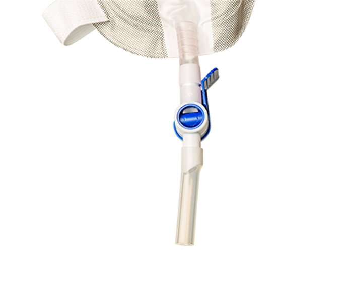 10cm Short Tube 350mL LEG BAG - LEVER TAP NRV with Silicone Lined Straps